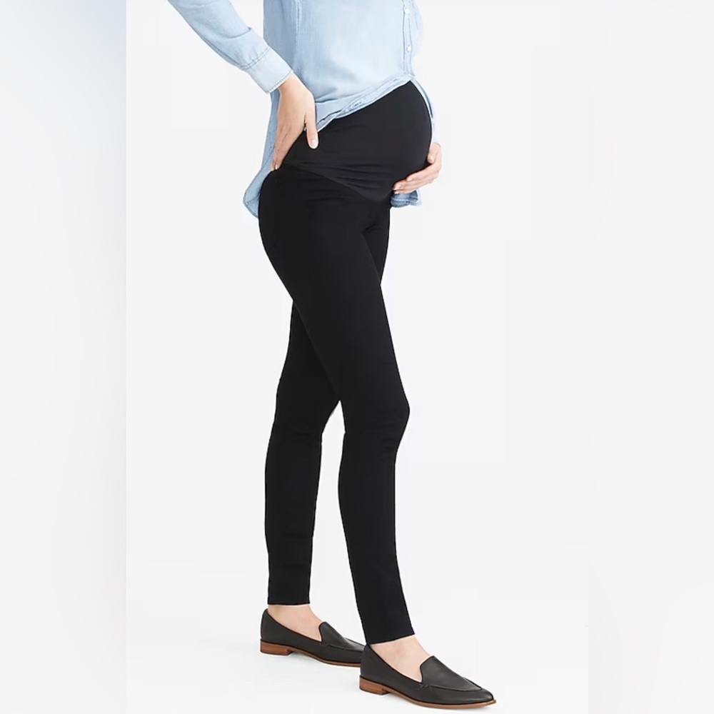 Black maternity skinny jean